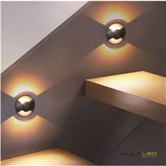 Baliza señalización empotrable de suelo Led 0,75W 12V IP67 Blanco Cálido