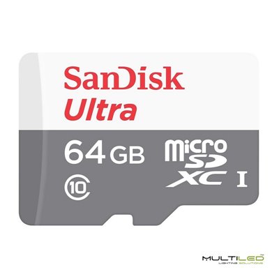 Tarjeta MicroSD 64GB Scandisk