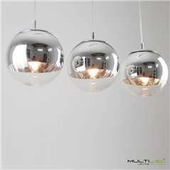 Lampara Colgante de techo Dillon Bola Espejo Ø300mm
