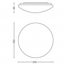 Lampara de mesa acrílica transparente Led E14  Laviani XL